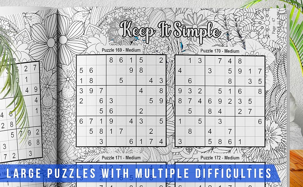 Inspirational Sudoku Puzzles for Adults, Teens & Seniors