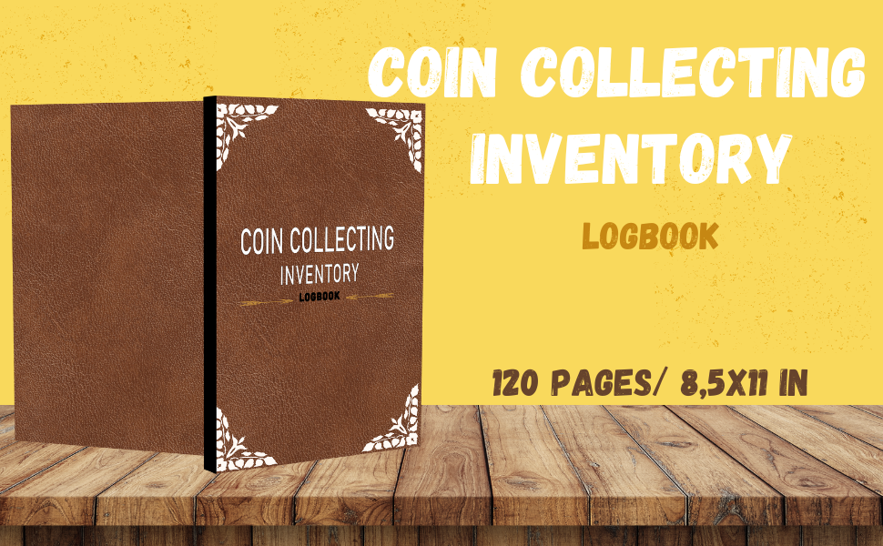 Coin Collecting Inventory Logbook 120 Pages Coin Recording