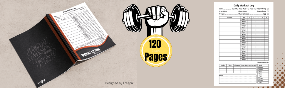 workout notebook tracker log book