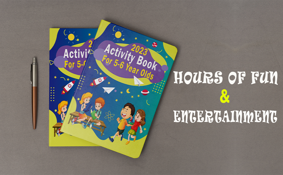 Activity Book For 56 Year Olds Book For 6+ Year Olds King, Zoubir