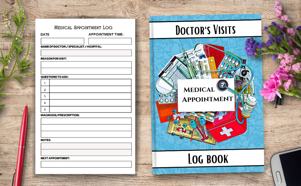 Doctor Visits, Medical Appointment Log Book: Keeping Track of Medical Appointments, Healthcare, Medication, Doctor's Phone and Address: Creative Publishing, JGL-, Gonzalez, Judith: Amazon.com: Books doctor-visits-medical-appointment-log-book-keeping-track-of-medical-appointments-healthcare-medication-doctor-s-phone-and-address-creative-publishing-jgl-gonzalez-judith-amazon-com-books