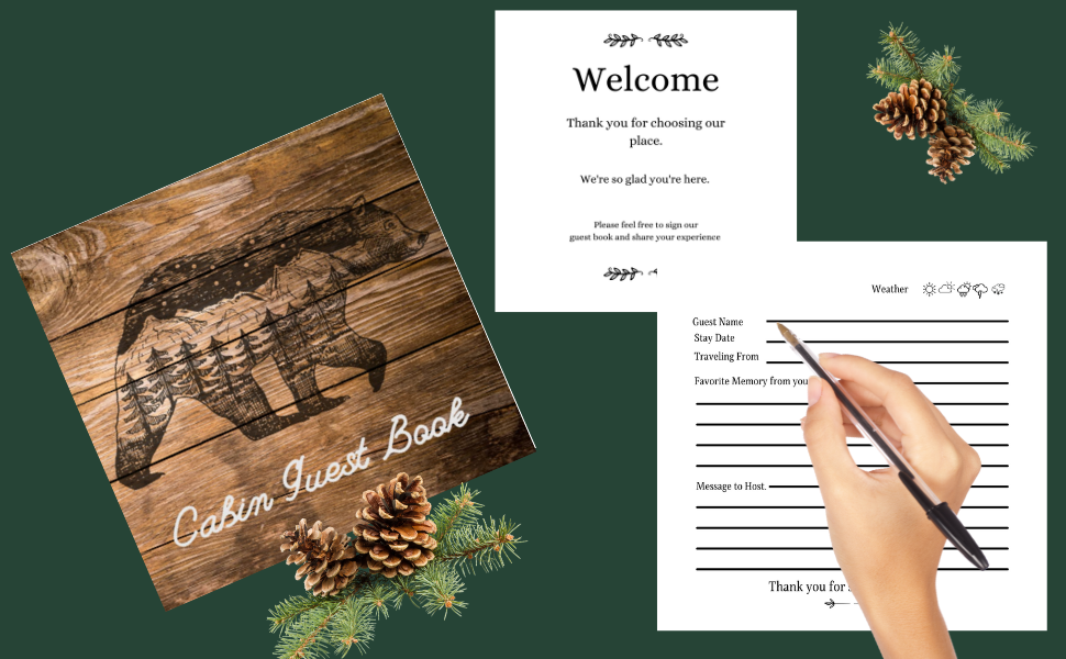 Cabin Guestbook 