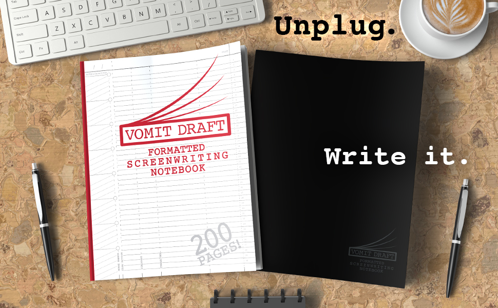 Blank Screenwriting Notebook Write Your Own Movies 200 Pages of Pre