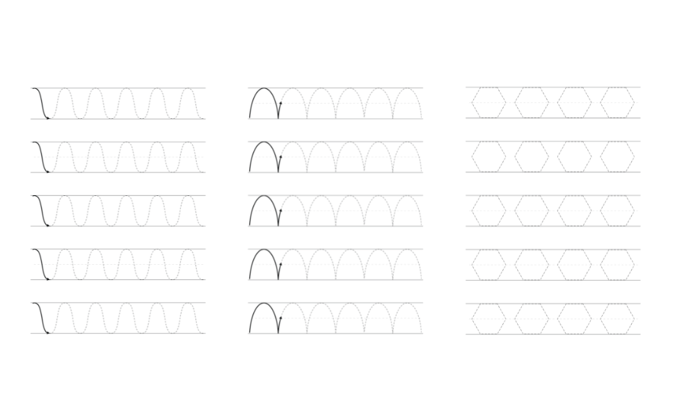 Trace Letters and Numbers Learning to Write Alphabet, Numbers and
