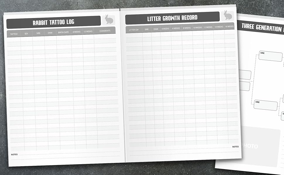 RABBIT BREEDING JOURNAL Keep Record of Essentials for Rabbitry