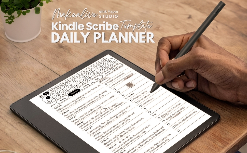 Hyperlinked Daily Planner (Kindle Scribe Only) eBook Studio