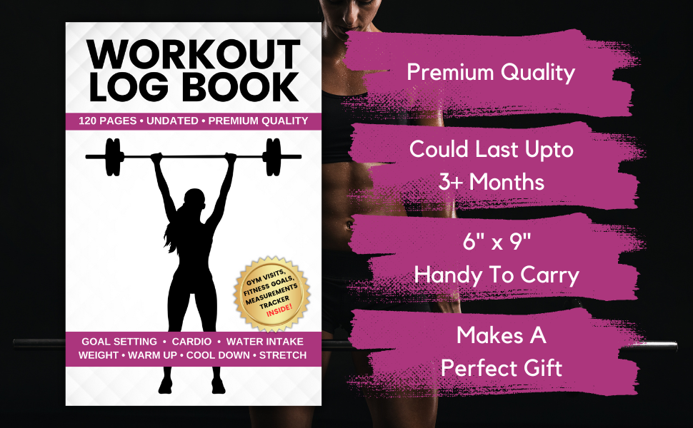 Workout Log Book for Women Weightlifting Journal & Fitness
