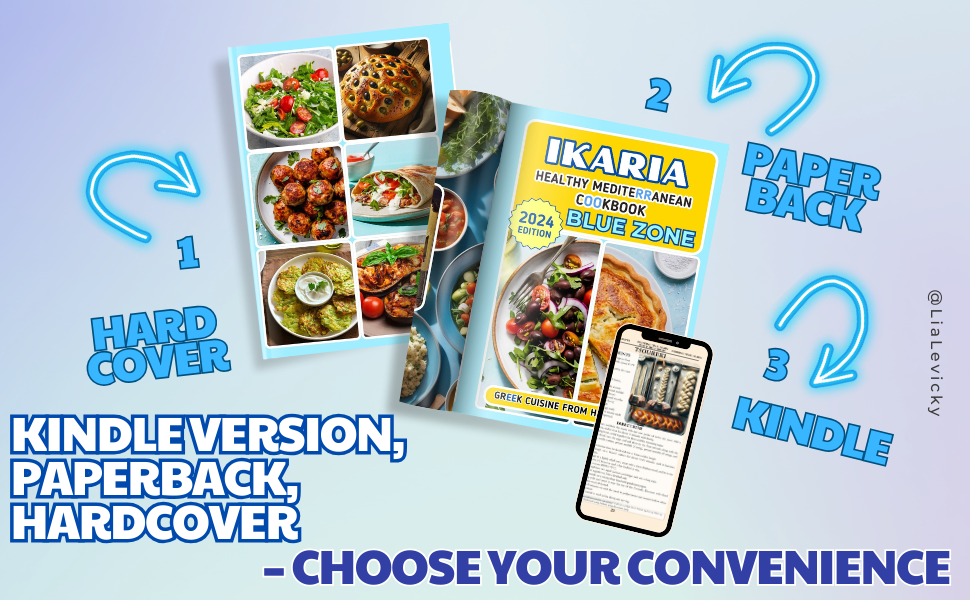 Blue Zone Ikaria Healthy Mediterranean Cookbook Greek