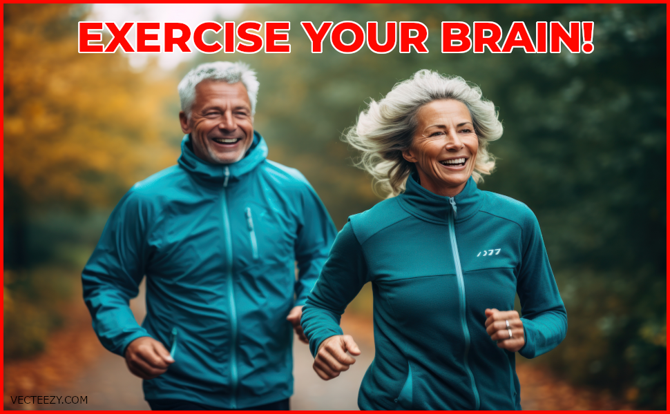 Baby Boomer couple jogging