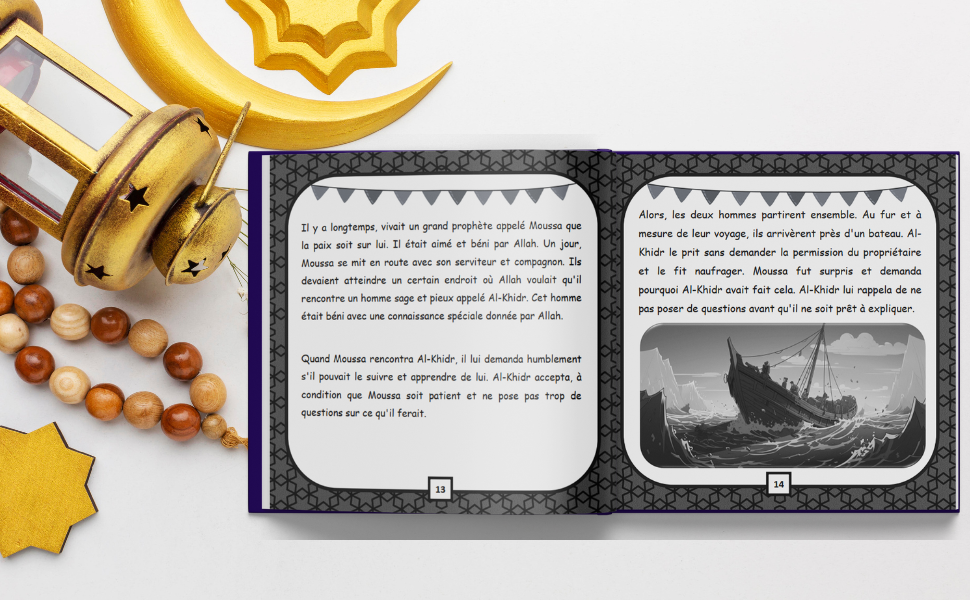 livre ouvert, contenu fu livre
