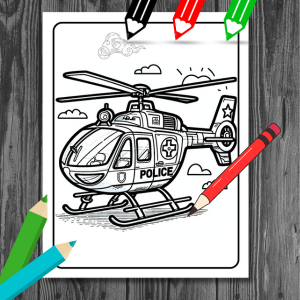 Police Coloring Book