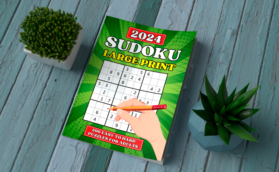 Sudoku Puzzles for Adults Large Print 200 Easy to Hard Puzzles for