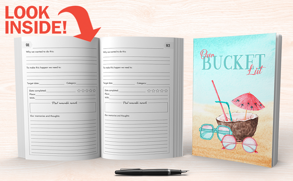 Our Bucket List A Bucket List Journal for Couples for Creating Your