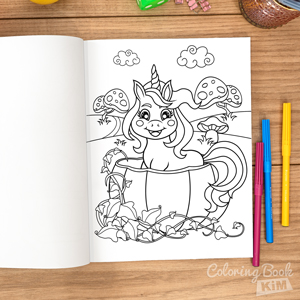 Unicorn Coloring Book: Cute Unicorns for Coloring for Kids 9 Unicorn Coloring Book: Cute Unicorns for Coloring for Kids. For children from 4-8 years