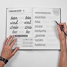 Words practicing letters