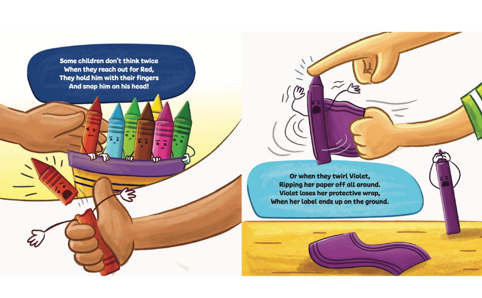Crayons on Strike A Funny, Rhyming, Read Aloud Kid's Book About