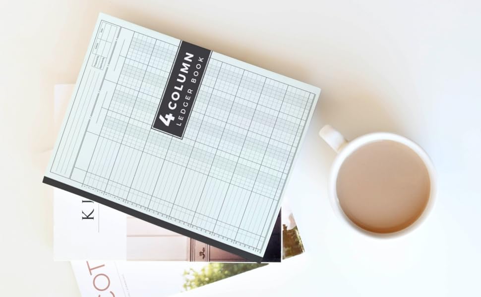 4 Column Ledger Book