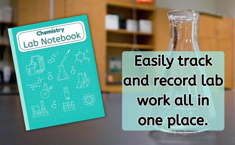 Chemistry Lab Notebook Carbonless Laboratory Notebook with Numbered