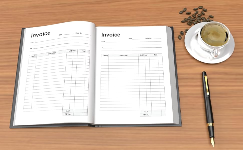 Invoice Book Self Employed Duplicate Personalised Invoice Book for Self Employed A4 Ideal for