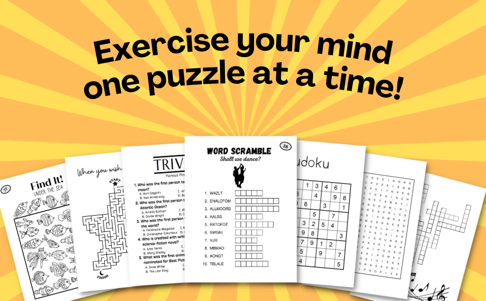 Large Print Variety Puzzles 150 Brain Boosters to Keep the Mind Sharp and Active (Wordsearch