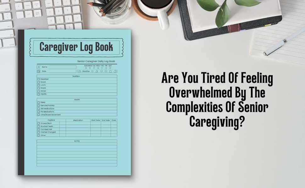 The Caregiver's Log Book Daily Record Keeping for Seniors Slimani, Ilias Books