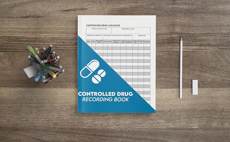 controlled drug recording book Controlled Drugs Book For Hospital Nursing, Pharmacies
