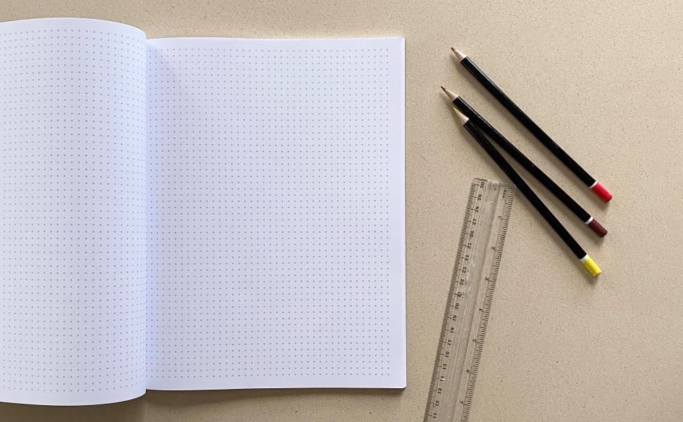 Graph Paper Notebook Dot Grid Composition Notebook for Math and