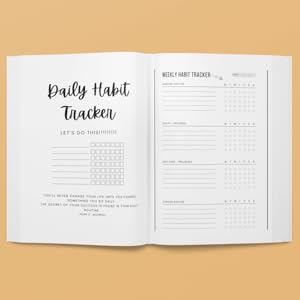 Habit tracker journal