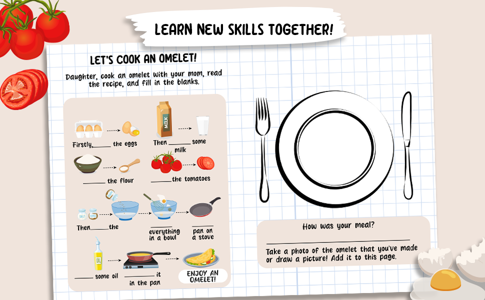 Our 1st journal Between Mother and Daughter. Interactive pass back and