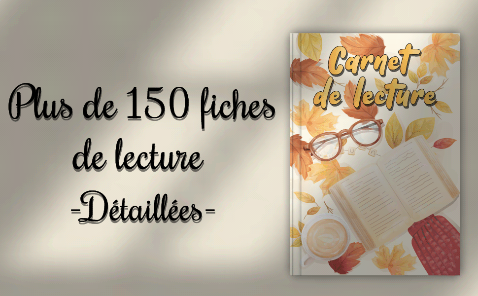 Page De Garde Carnet De Lecture Style Manga www.amazon.fr