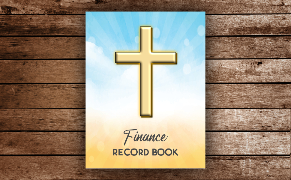 Finance Record Book for Churches. Treasurer Log Book for Small