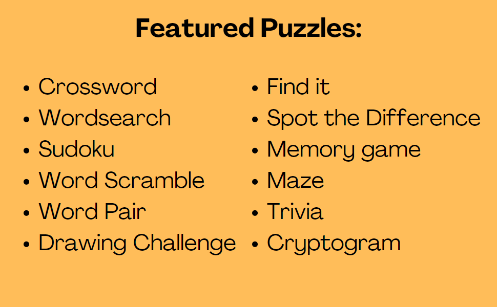 Large Print Variety Puzzles 150 Brain Boosters to Keep the Mind Sharp and Active (Wordsearch