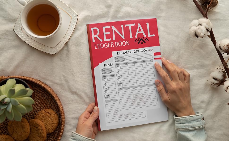 Rental Ledger Book Rental Property Record Book for