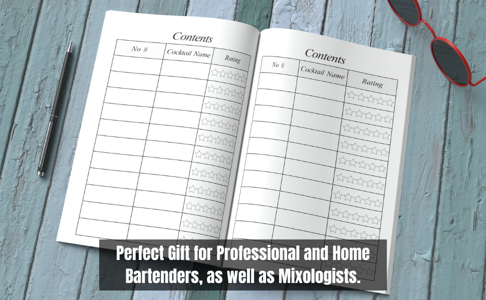 Cocktail Recipe Journal A Stylish Cocktail Recipe Organizer for 110