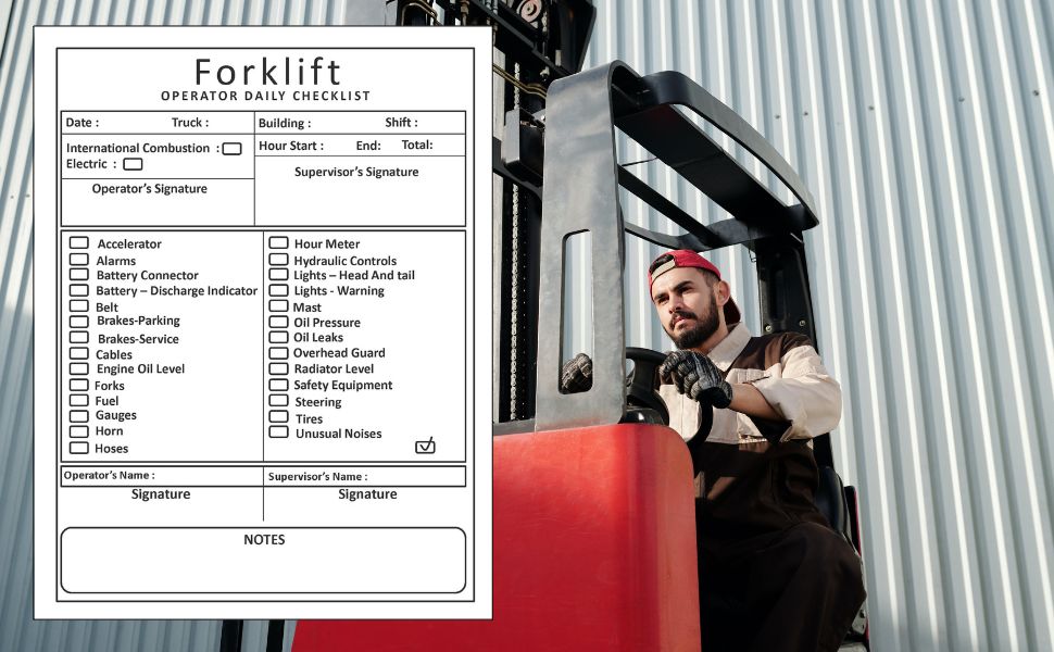 Forklift Operator Daily Inspection Checklist Safety and Maintenance