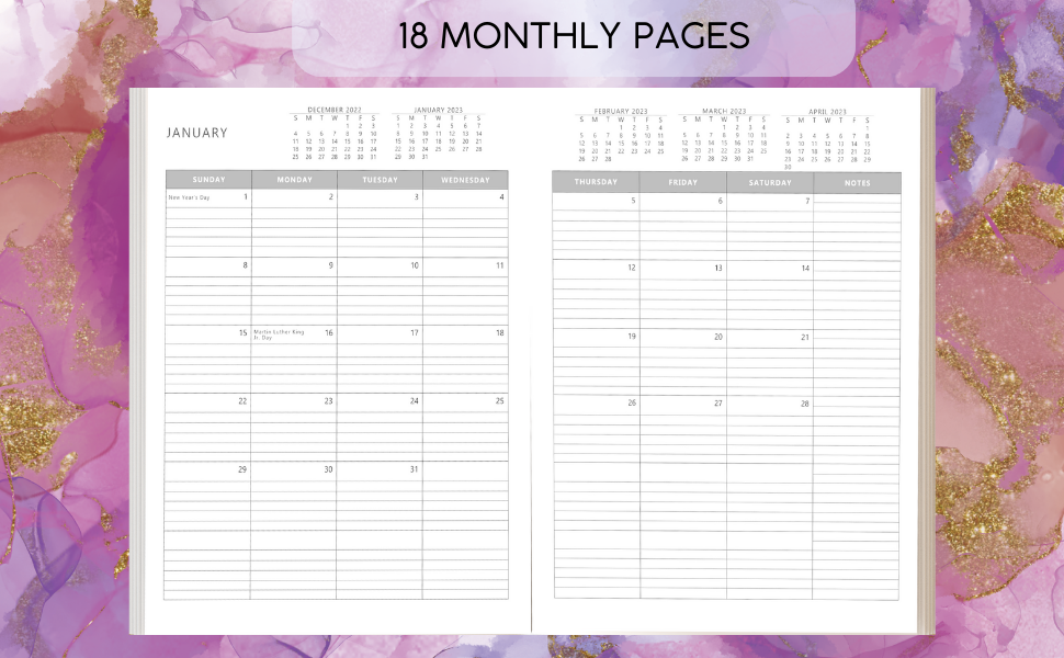 Planner 2023 2024 Large 20232024 18 Month Planner with