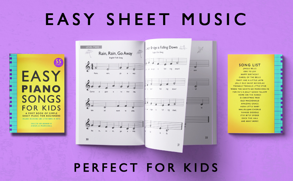 Easy Piano Songs for Kids A First Book of Simple Sheet