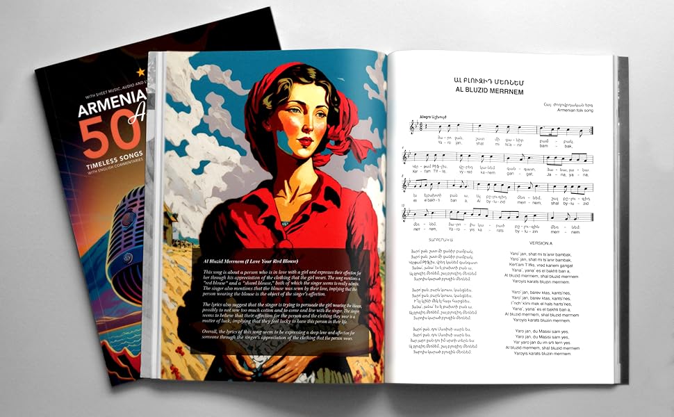 50 Armenian Folk Songs Anyone Can Sing Kamler, Sar 9781738835218