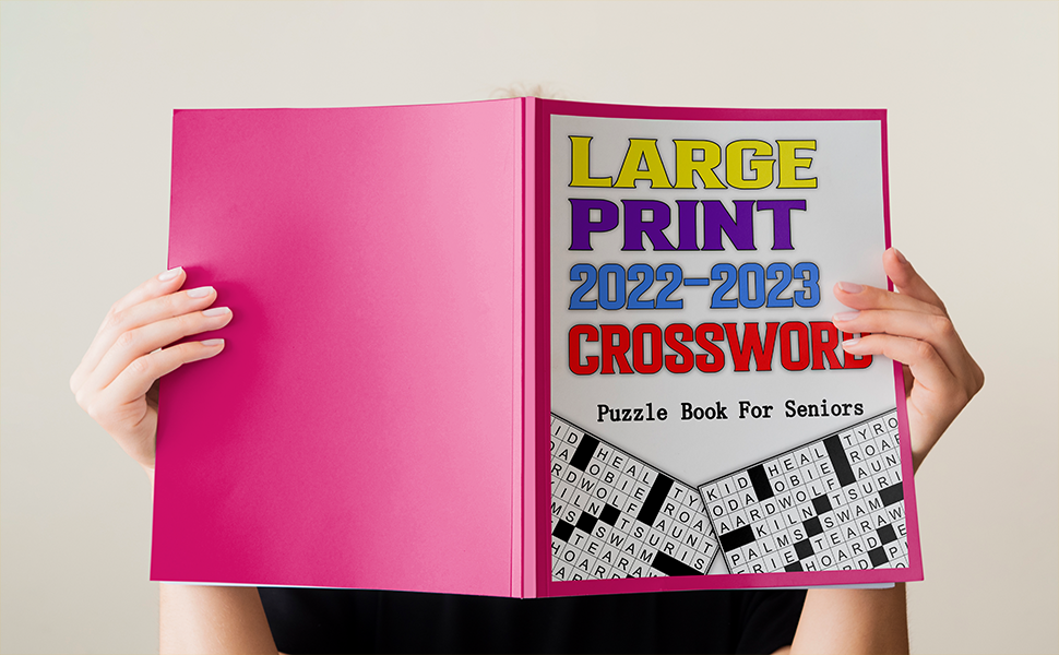 Large Print 20222023 Crossword Puzzle Book For Seniors Large Print