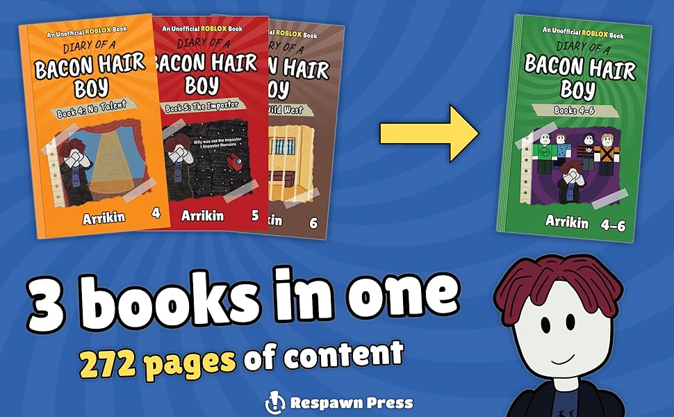 Diary of a Bacon Hair Boy, Books 46 Books, Arrikin 9781960927071