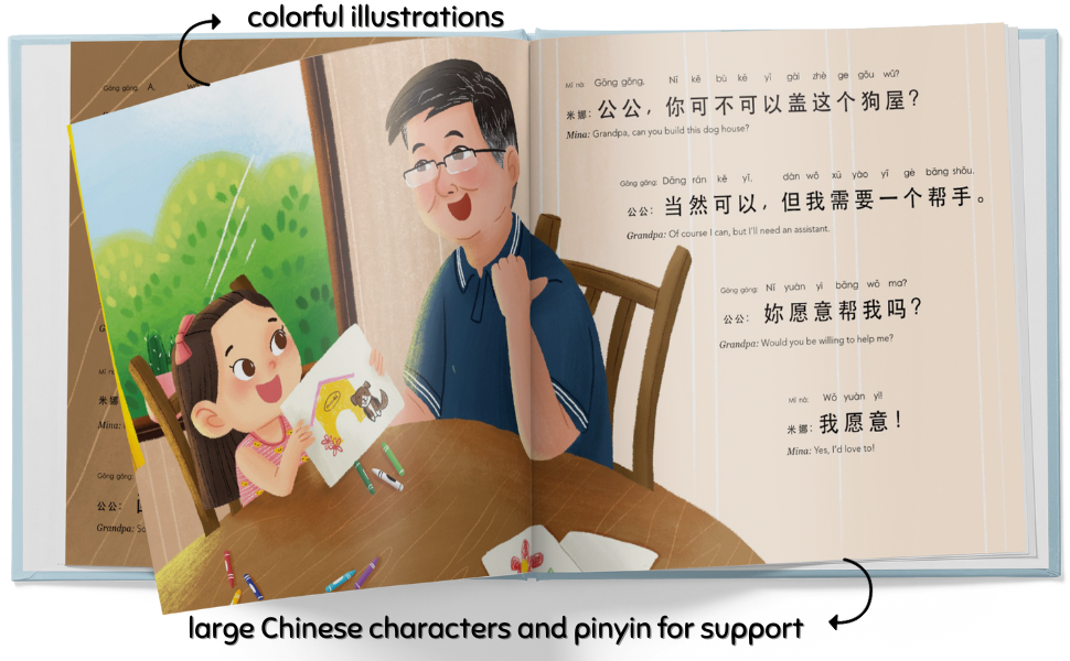 chinese story books for kids, bilingual story books,