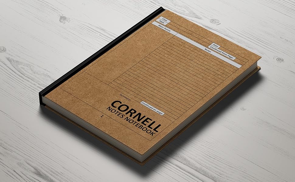 Amazon.com: Cornell Notes Notebook: Cornell Note Taking System for