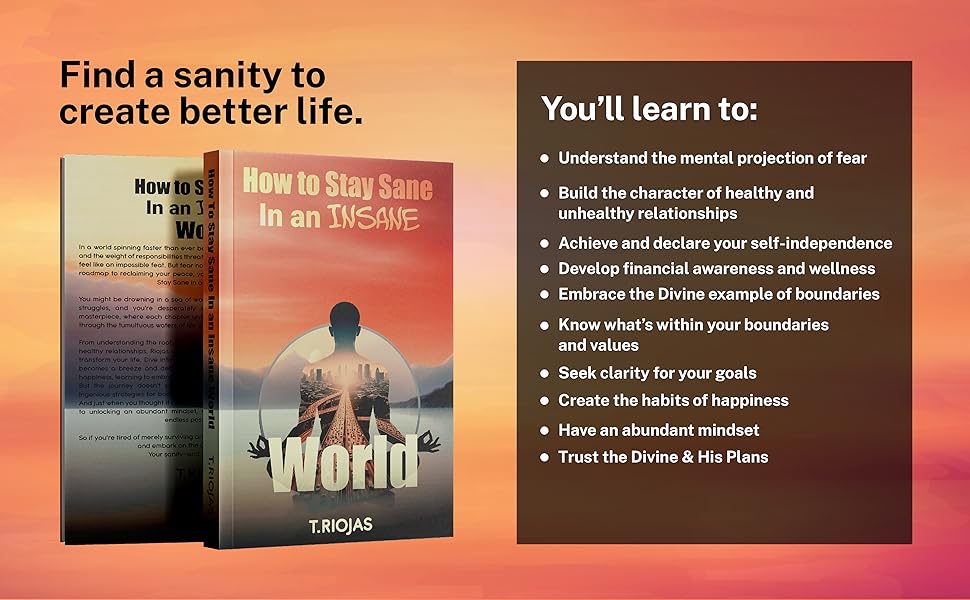 How to Stay Sane in an Insane World Riojas, T. 9781917184038 Amazon