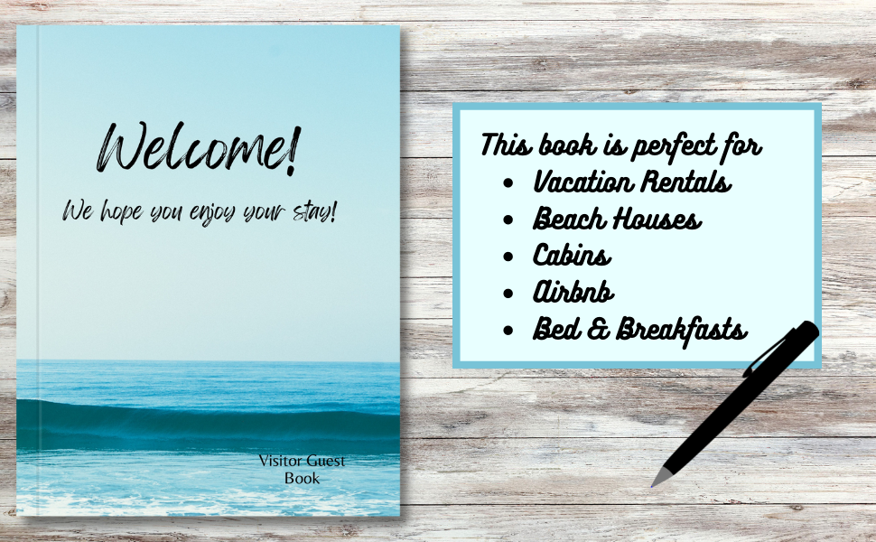Welcome Visitor Guest Book