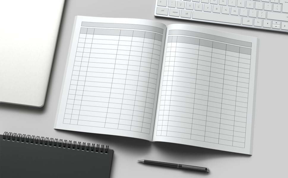 log book Daily Activity Log Book, Inventory log book, and