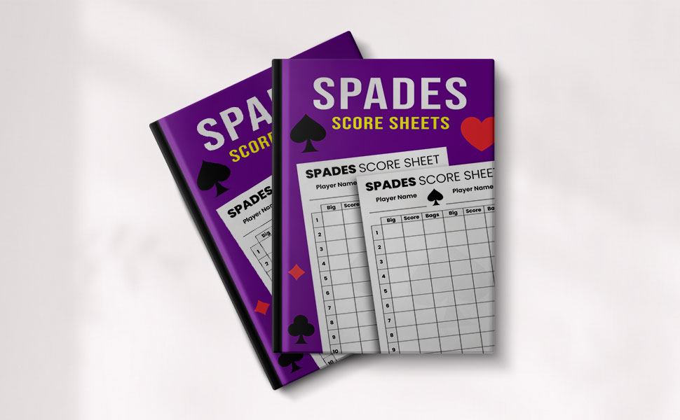 Spades Score Sheets Spades Scorekeeping Book For Spades