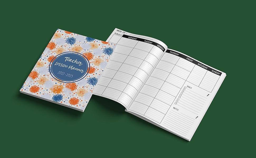 Teacher Lesson Planner 20222023 Academic Year Monthly and Weekly
