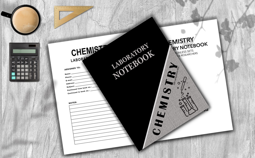 Chemistry Lab Notebook 100 Carbonless Sets: Lab Notebook for Students ...