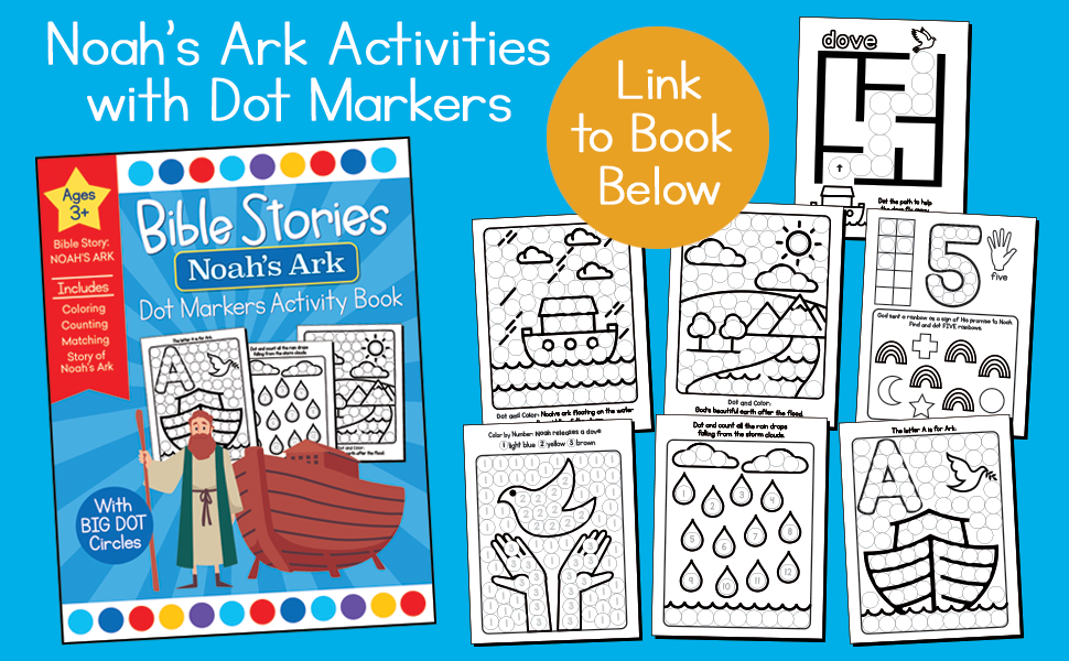 Bible Color By Number: Easy Christian Coloring Activity for Kids 4-8 ...