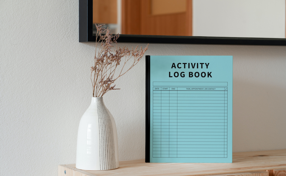 Activity Log Book Large Daily Tracker of Time, Tasks